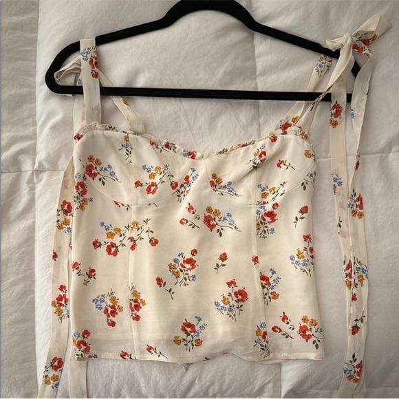 Reformation Blanca Top Holiday - Size 6 - Picture 2 of 4